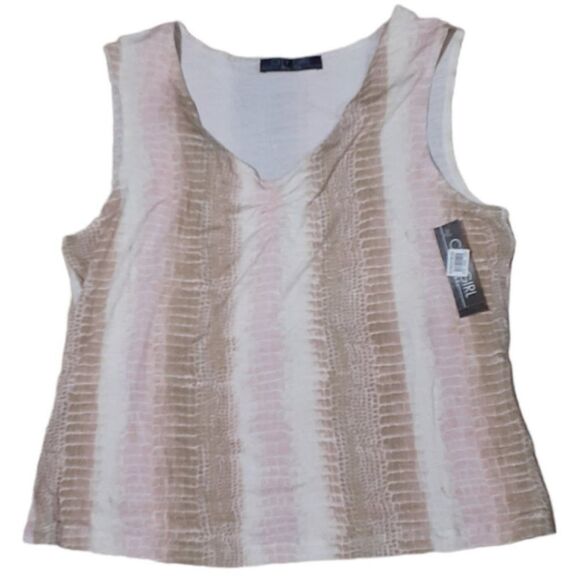 City Girl 2 Pc Women's set Jacket & Blouse Snake Print Pink Multi Color Sz Large - Picture 9 of 11